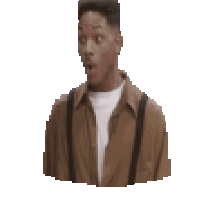 Will Smith Shocked Animated Smiley